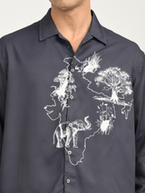 Incredible India Shirt - Relaxed Fit Men's Printed Shirt