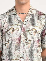 Spring Shirt - Relaxed Fit Men's Printed Shirt