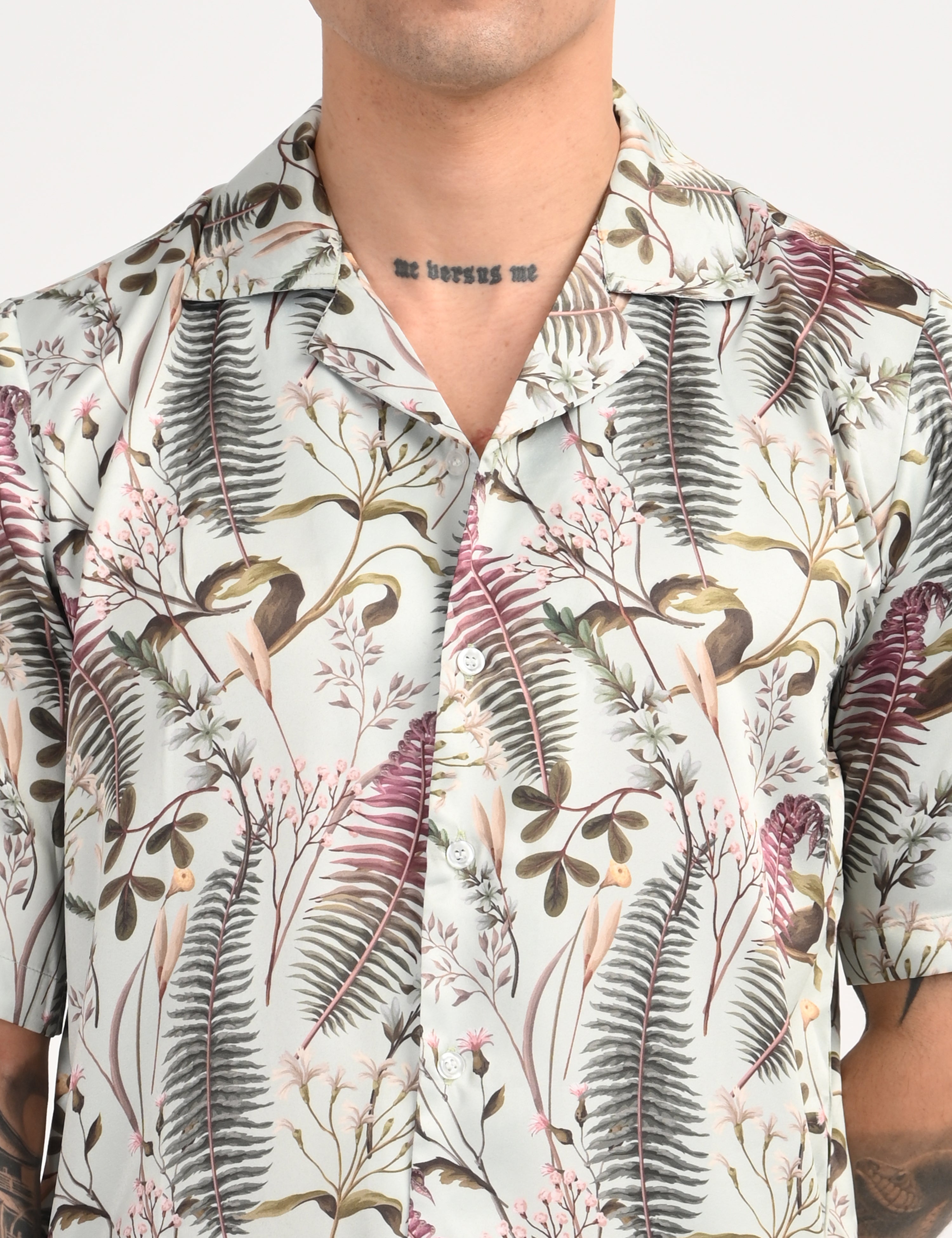 Spring Shirt - Relaxed Fit Men's Printed Shirt