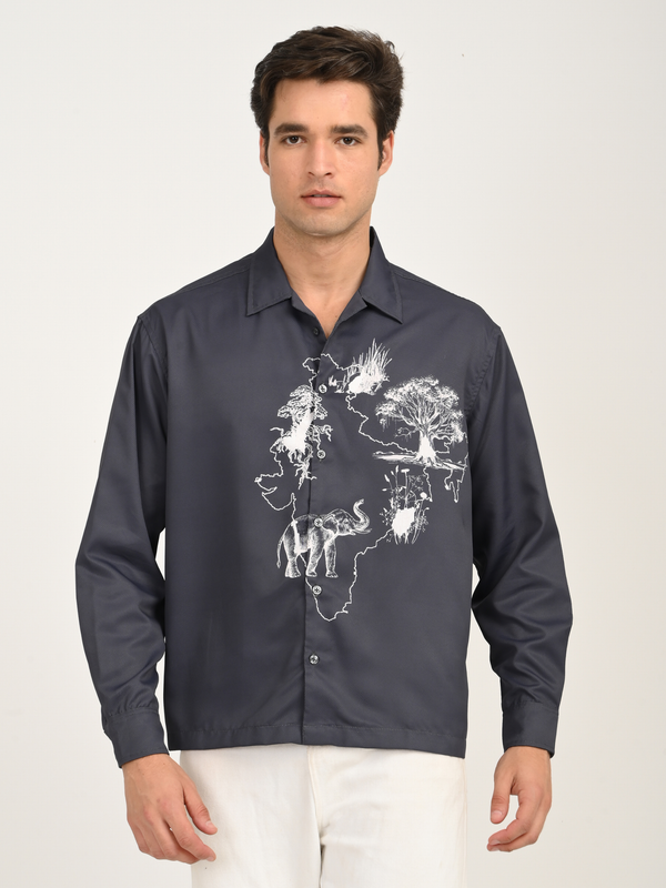 Incredible India Shirt - Relaxed Fit Men's Printed Shirt