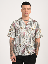 Spring Shirt - Relaxed Fit Men's Printed Shirt