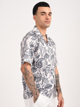 Coral Breeze Shirt - Relaxed Fit Men's Printed Shirt