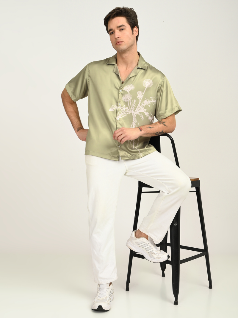 Roots Shirt - Relaxed Fit Men's Printed Shirt