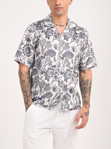 Coral Breeze Shirt - Relaxed Fit Men's Printed Shirt