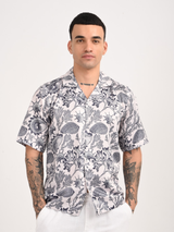 Coral Breeze Shirt - Relaxed Fit Men's Printed Shirt