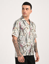 Spring Shirt - Relaxed Fit Men's Printed Shirt