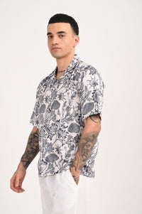 Coral Breeze Shirt - Relaxed Fit Men's Printed Shirt