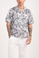 Coral Breeze Shirt - Relaxed Fit Men's Printed Shirt
