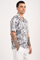 Coral Breeze Shirt - Relaxed Fit Men's Printed Shirt