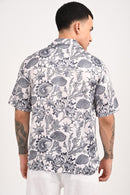 Coral Breeze Shirt - Relaxed Fit Men's Printed Shirt