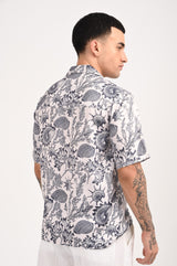 Coral Breeze Shirt - Relaxed Fit Men's Printed Shirt