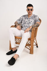 Coral Breeze Shirt - Relaxed Fit Men's Printed Shirt